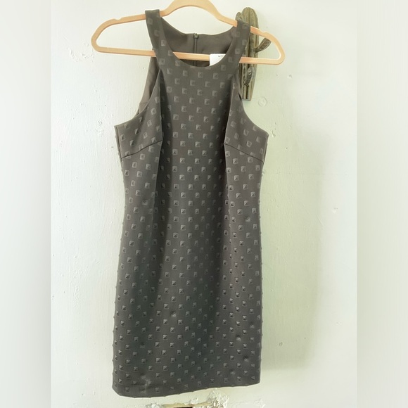 TrinaTurk Textured Little Black Dress - Picture 1 of 4